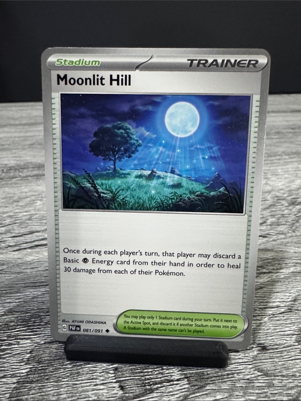 Pokémon | Paldean Fates: Stadium (Trainer) #081/091: Moonlit Hill (2024) - Card